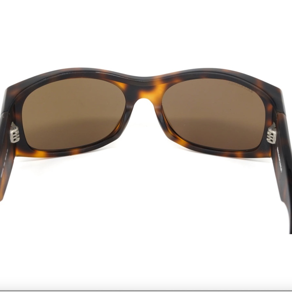 Balenciaga Unisex Sunglasses Wraparound Havana BB0001S-002 59 - Picture 9 of 13